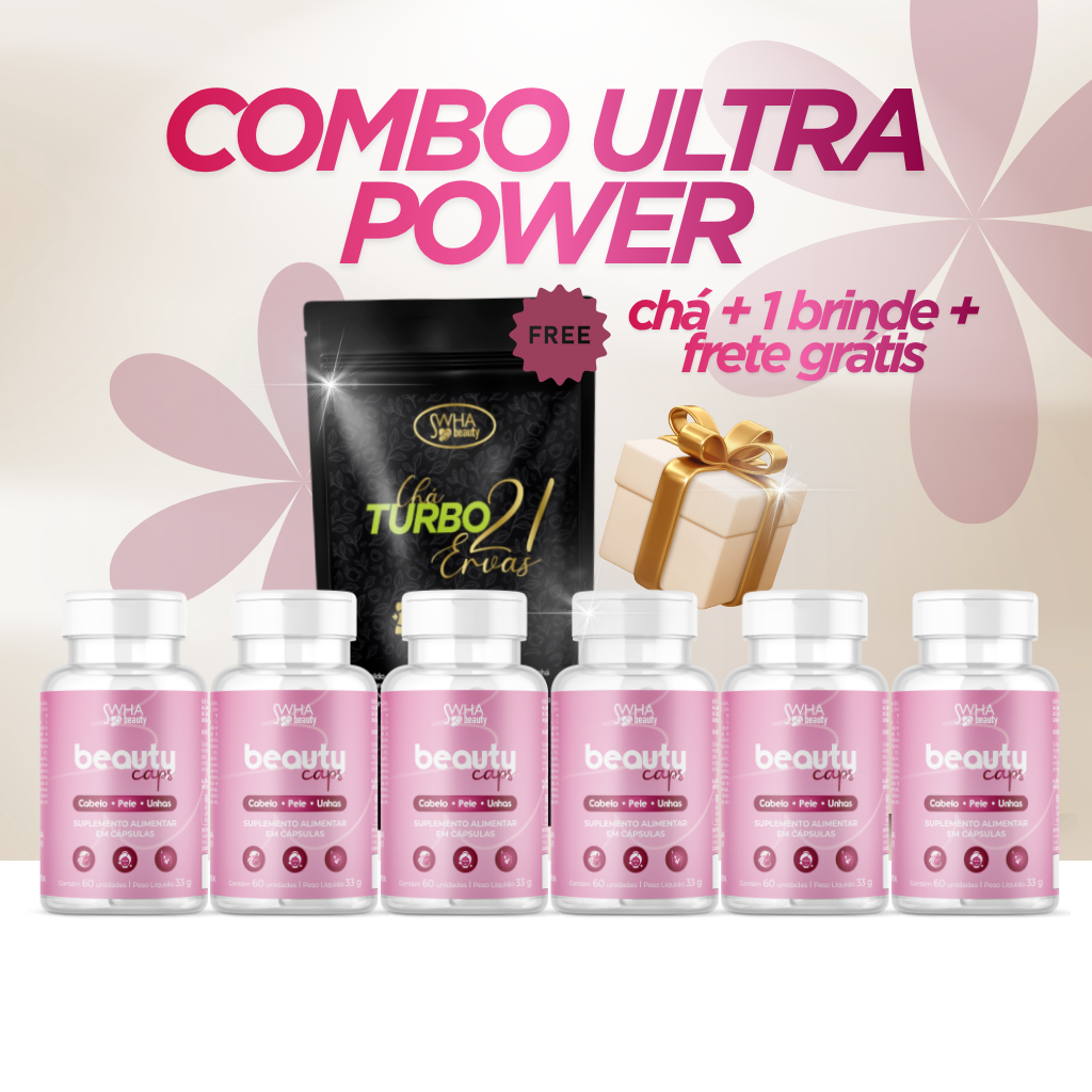 PROTOCOLO INTENSIVO 6 MESES - CABELO, PELE E UNHAS